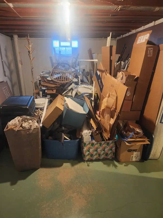 Roll-off dumpster container at job site for Construction Dumpster Rental in North Bend